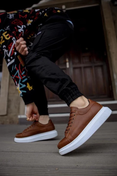 Yüksek Taban Günlük Ayakkabı 044 Taba ürün görseli