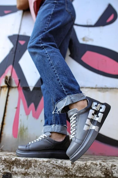 CH254 BT Erkek Ayakkabı 402 YS GRİ / KOYU GRİ