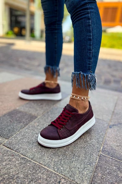 CH043 CBT Cowien Kadın Ayakkabi BORDO - 2