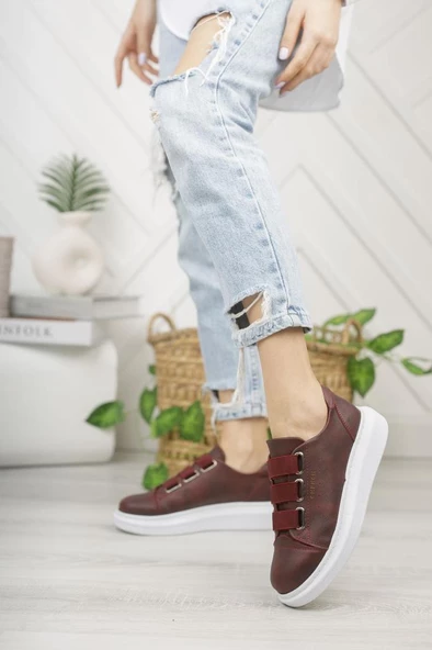CH253 CBT Mirror Non Kadın Ayakkabı BORDO - 4