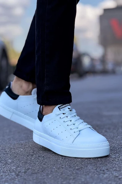 CH983 CBT Tennis Erkek Ayakkabı BEYAZ/SIYAH - Resim 3