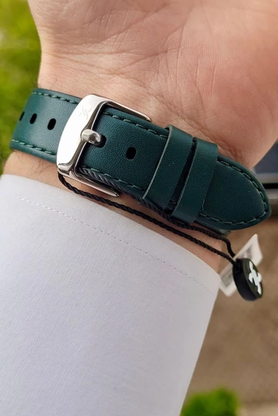 Daniel Klein DKISTE1175 Kasası Gümüş Kordonu ve Kadranı Yeşil Renk Hediye Paketli Takvimli Erkek Kol Saati - Resim 5