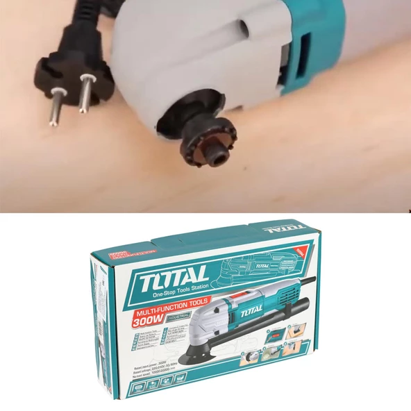 Total Çok Amaçlı El Aleti Kablolu 220 V Paspaslama 300 W TS3006 Raspalama Testere Kazıyıcı Kesici - 8