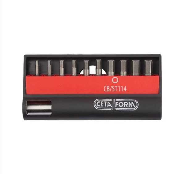 Ceta 11 Parça Allen Bits Uç Takımı(1/4" Bits Tutucu ile)