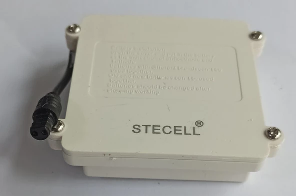 Stecell Fotoselli Sensörlü Sıva Altı Pisuvar Musluk Pil Kutusu - 1