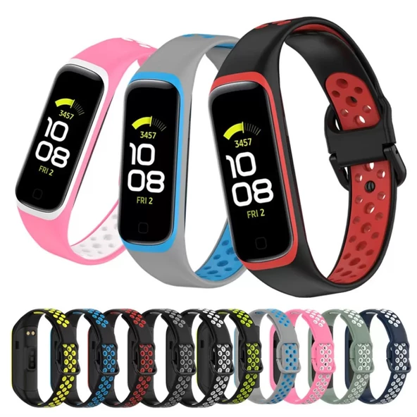 Samsung Galaxy Fit 2 R220 Uyumlu Spor Silikon Kordon Kayış