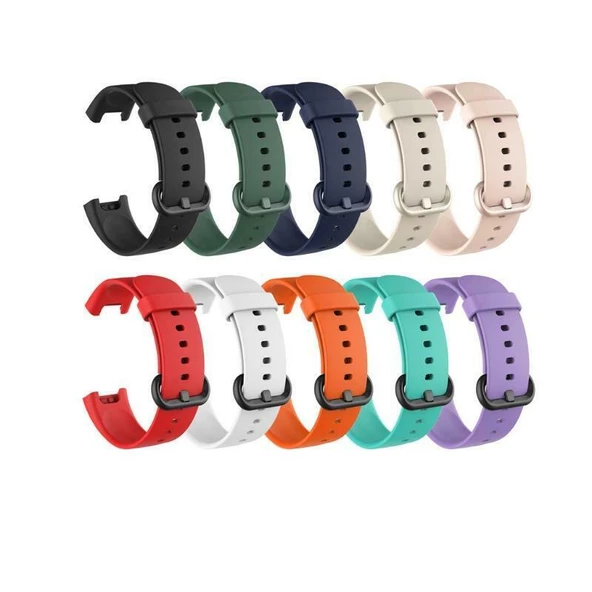 Xiaomi Mi Watch Lite Uyumlu Silikon Kordon Kayış - 2