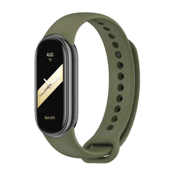 Xiaomi Mi Band 8 Mi Band 9 Uyumlu Akıllı Bileklik Silikon Kordon Kayış - 2