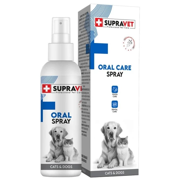 Supravet Oral Care Kedi Köpek Ağız Bakım Spreyi 100 ml