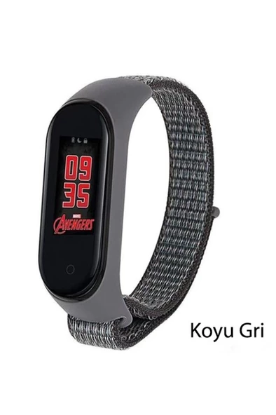 Xiaomi Mi Band 5 Mi Band 6 Mi Band 7 Loop Örgü Spor Kordon Kayış - 12