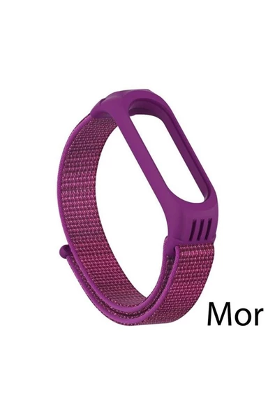Xiaomi Mi Band 5 Mi Band 6 Mi Band 7 Loop Örgü Spor Kordon Kayış - 11