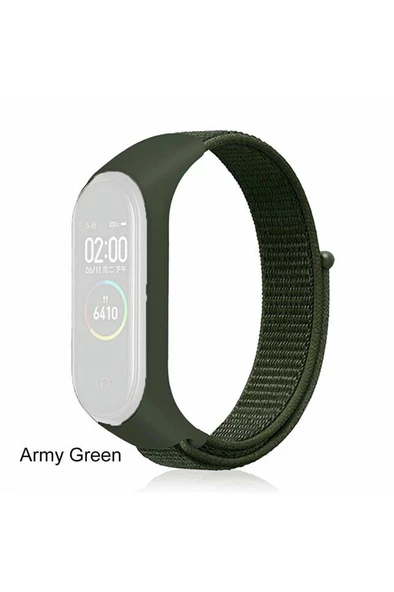 Xiaomi Mi Band 5 Mi Band 6 Mi Band 7 Loop Örgü Spor Kordon Kayış