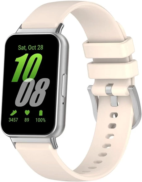 Samsung Galaxy Fit 3 R390 Uyumlu Silikon Kordon Kayış - 10