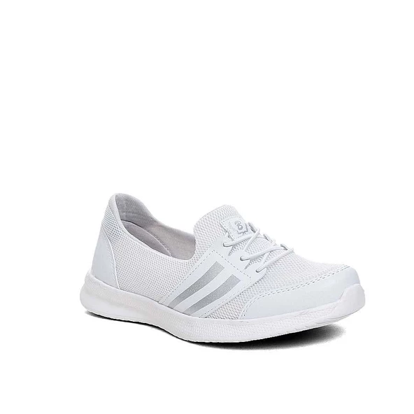 Bayan Beyaz Yürüyüş Babeti Extra Hafif Ve Rahat Comfort Sneaker