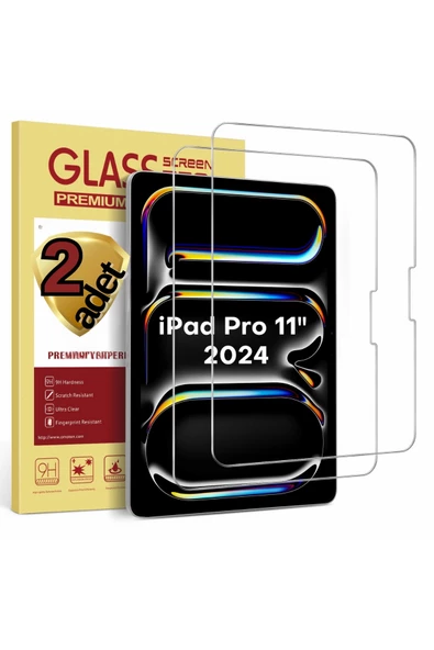 2 Adet IPad Pro 11 Inç M4 Çip 2024 Uyumlu Nano Kırılmaz Esnek Ekran Koruyucu Tam Uyum A2836 A2837