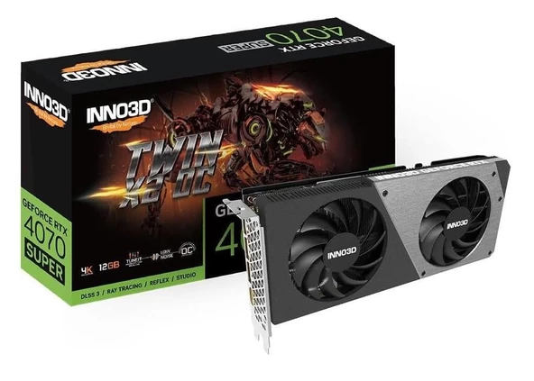 Inno3D RTX4070 SUPER Twin x2 OC 12GB 192Bit GDDR6X