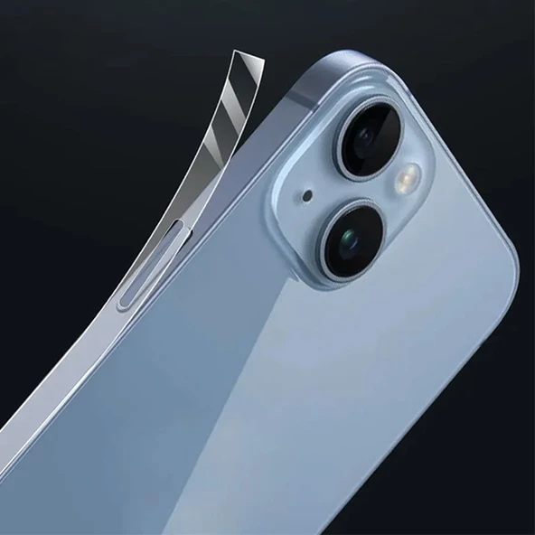 iPhone 14 Pro Hidrojel Hayalet Yan Alt Üst Kaplama Koruyucu Film - 4