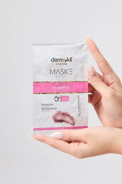 Karışık Dermokil Pembe Kil Yüz Maskesi 15 ml - 23563