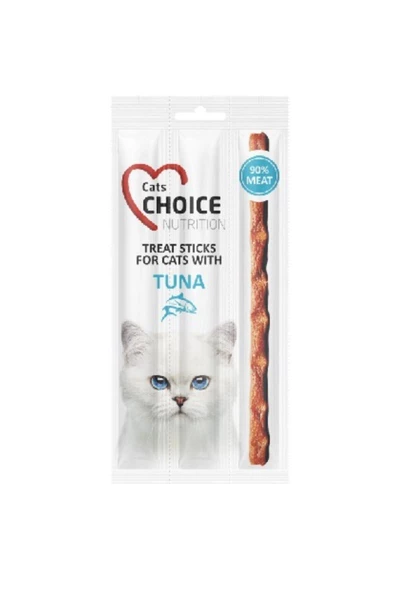 Cats Choice Kedi Ödül Çubuğu (Somon Balıklı) (3Çubuk x 5Gr) x2Paket