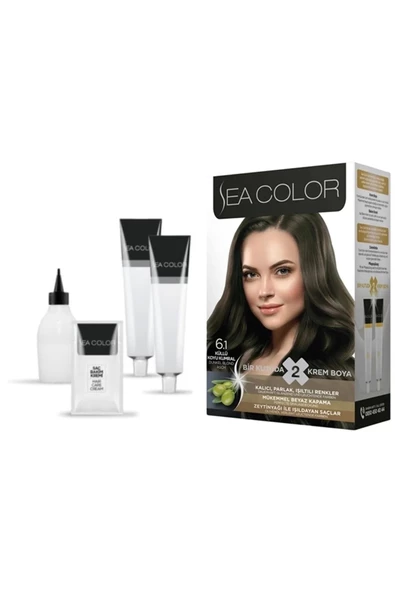 Sea Color Saç Boyası Küllü Koyu Kumral 6/1 - 2