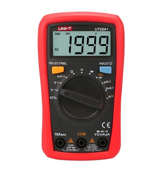 UT-33A+ Dİjital Multimetre Mini Cep El Tipi Voltmetre Ampermetre;UNI-T