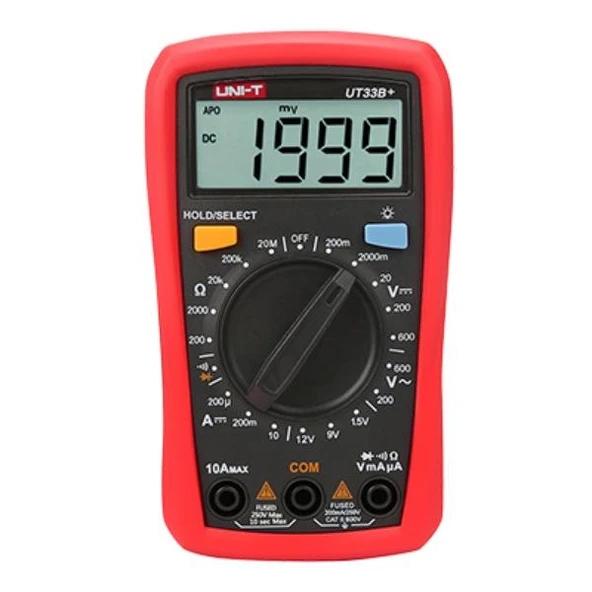 UT-33B + Mini Dijital Multimetre AC DC Voltmetre Ampermetre 2000 Adet Pil TestÖlçüm Cihazı Multimetre Direnci Ohm Tester ;UNI-T