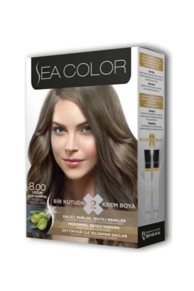 Sea Color Saç Boyası Yoğun Açık Kumral 8/00