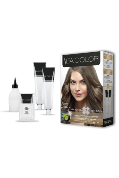 Sea Color Saç Boyası Yoğun Açık Kumral 8/00 - 2