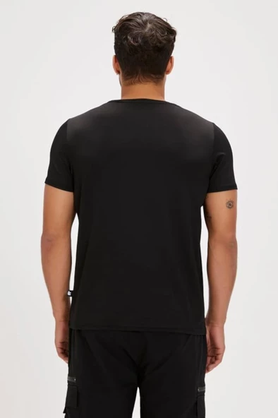 Bad Bear FRANK T-SHIRT NIGHT Erkek Tişört Siyah S-XXL - 3