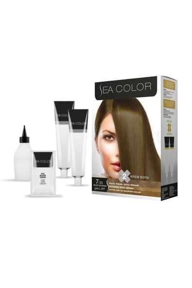 Sea Color Saç Boyası Yoğun Küllü Kumral 7/11 - 2