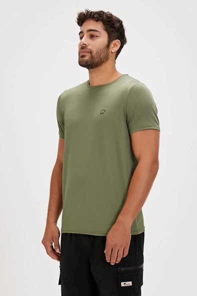 Bad Bear FRANK T-SHIRT THYME Erkek Tişört Haki S-XXL - 2