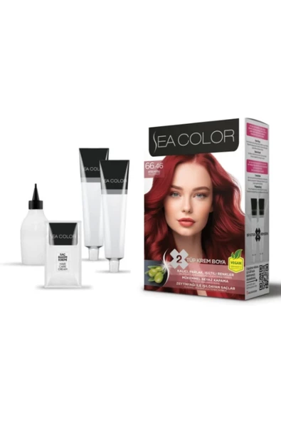 Sea Color Saç Boyası Ateş Kızılı 66/46 100 Ml - 2