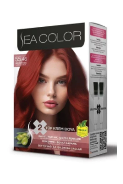 Sea Color Saç Boyası Amazon Kızılı 55/46 100 Ml