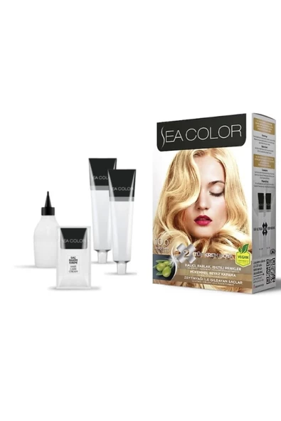 Sea Color Saç Boyası Sedef Sarı 10/0 100 Ml - 2