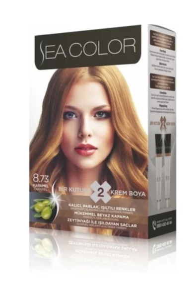 Sea Color Saç Boyası Karamel 8/73 100 Ml
