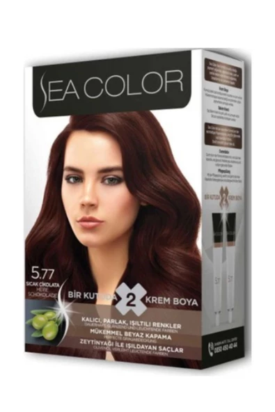 Sea Color Saç Boyası Sıcak Çikolata 5/77 100 Ml