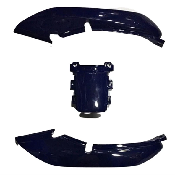 HONDA TİTAN SAĞ SOL SELE ALTI  TAKIM LACİVERT - 2