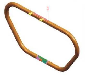 BAJAJ DİSCOVER 125ST ÖN KORUMA DEMİRİ ORJİNAL ürün görseli 1