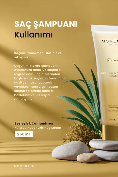 Momentum Şampuan Keratin & Collagen 250 Ml - 2