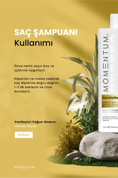 Momentum Şampuan Gentle Repair 700 Ml - 2