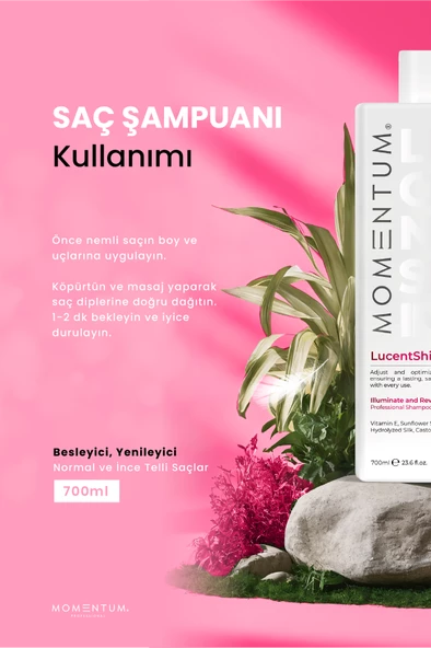 Momentum Şampuan Lucent Shine 700 Ml - 2