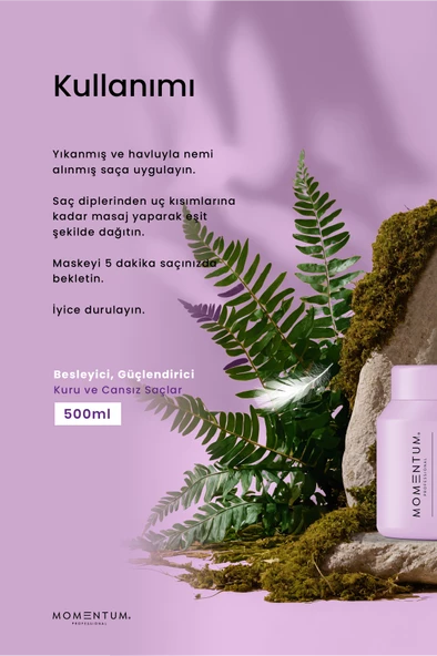 Momentum Saç Bakım Maskesi Rich Repair 500 ml - 2