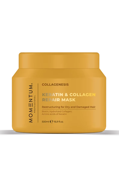 Momentum Saç Bakım Maskesi Keratin & Collagen 500 ml - 3