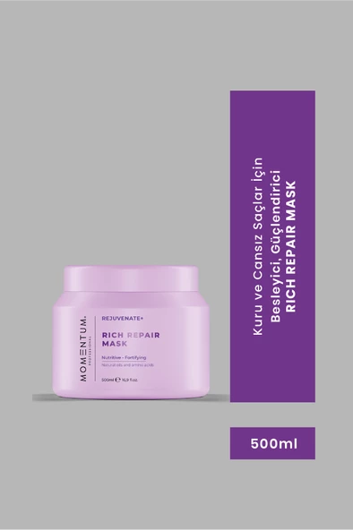 Momentum Saç Bakım Maskesi Rich Repair 500 ml