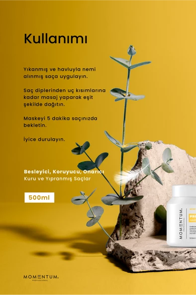 Momentum Saç Bakım Maskesi Protein Complex Mask 500 ml - 2