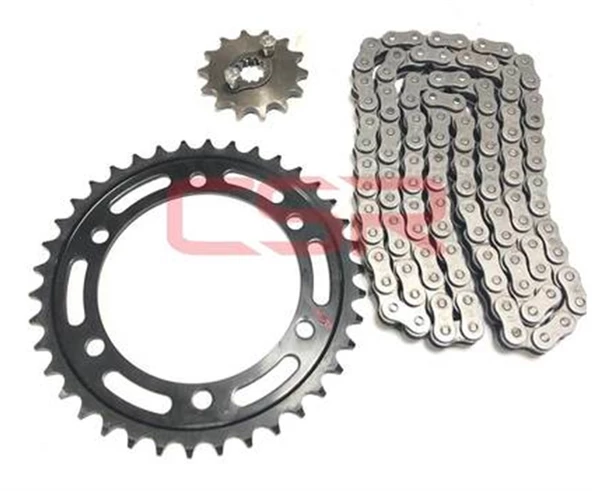 HONDA CBR250 ÖN DİŞLİ ARKA DİŞLİ ZİNCİR TAKIM ORJİNAL ürün görseli 1