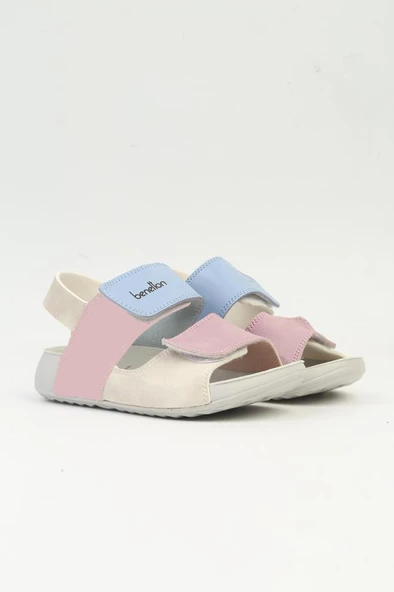Benetton BN-31518 Anatomik Taban Kız Çocuk Sandalet Pembe 26-30 - 2