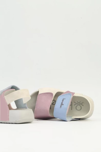 Benetton BN-31518 Anatomik Taban Kız Çocuk Sandalet Pembe 26-30 - 4