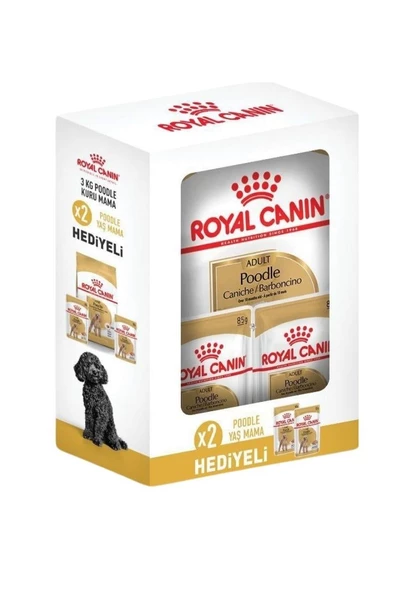 Royal Canin Poodle Yetişkin Köpek Maması 3 Kg + 2 Adet Yaş Mama Hediyeli