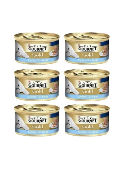 Gourmet Gold Kıyılmış Ton Balıklı Kedi Konservesi 85 Gr x 6 Adet